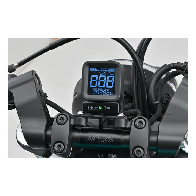 Daytona Kubus Digitale Motorfiets Snelheidsmeter / Toerenteller
