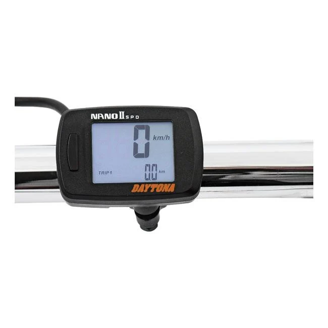 Daytona Nano II Mini Snelheidsmeter Motorfiets