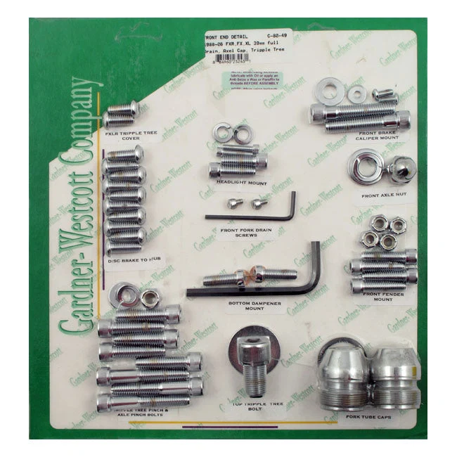 GW Detailenset voorkant FXR 87-94; Dyna 91-05; XL 88-21
