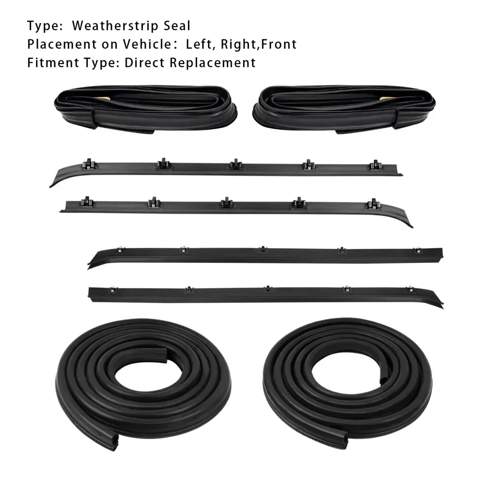 Deurraamafdichtingsset voor Chevy GMC C10 K10 1982-1991