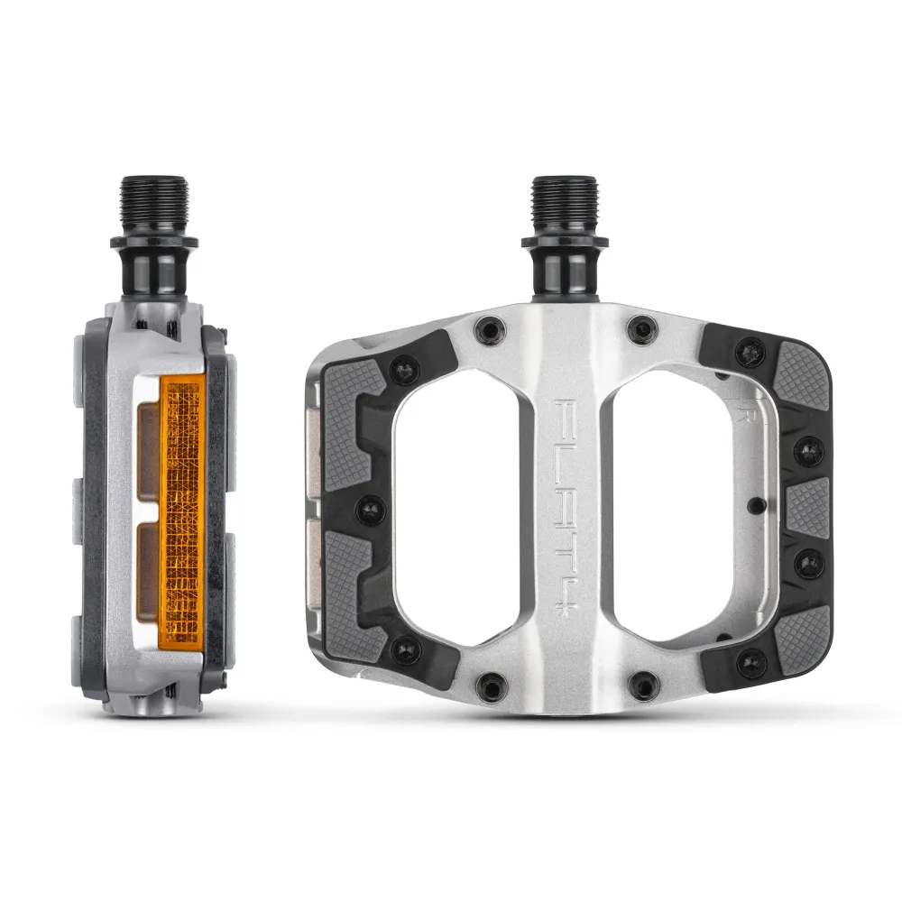 DMR Flat4 platformpedalen zilver