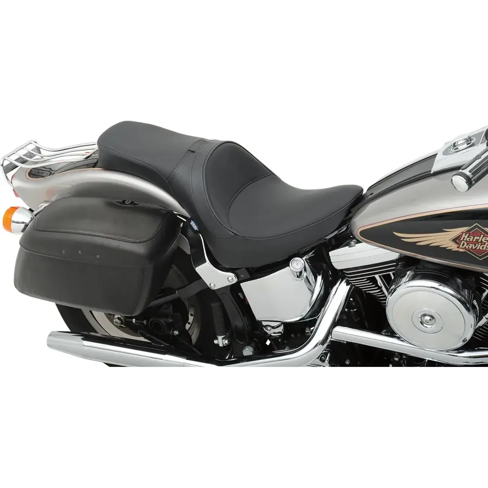 Drag Specialties One Piece 2-Up Seat voor Harley