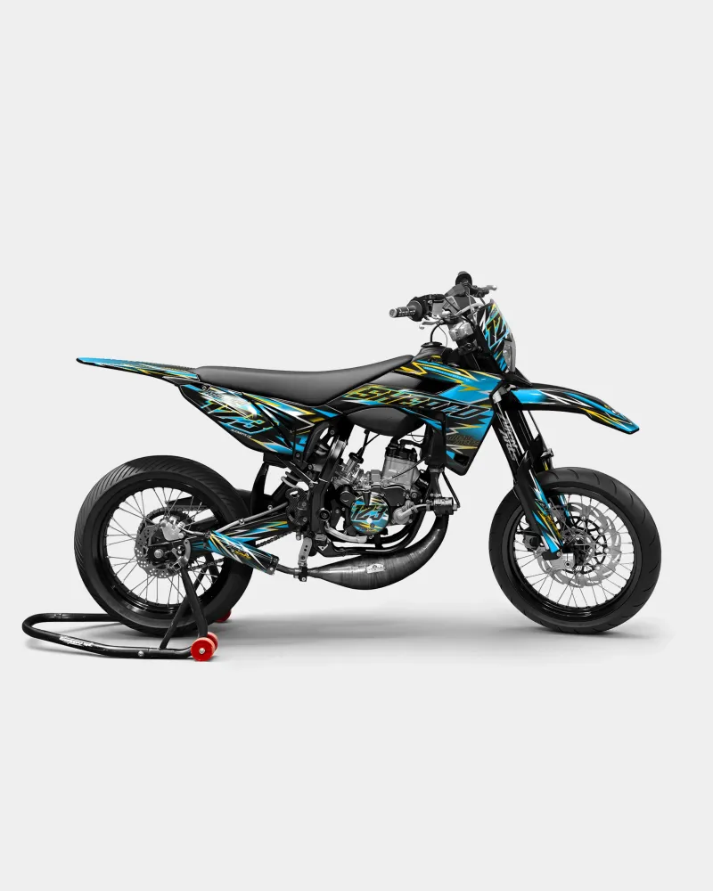 ECLAT - Decoratieset SHERCO 50cc - Blauw