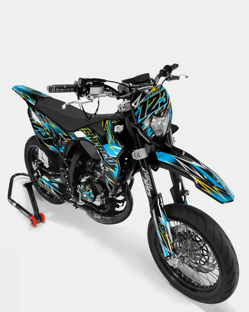ECLAT - Decoratieset SHERCO 50cc - Blauw