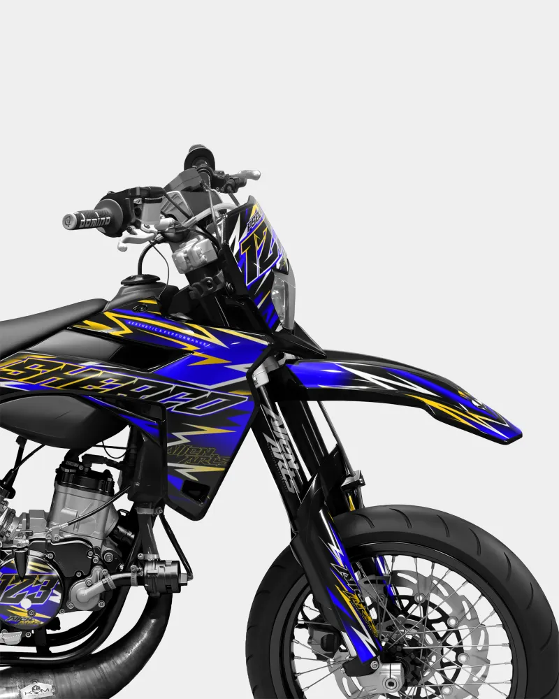 ECLAT - Decoratieset SHERCO 50cc - Donkerblauw