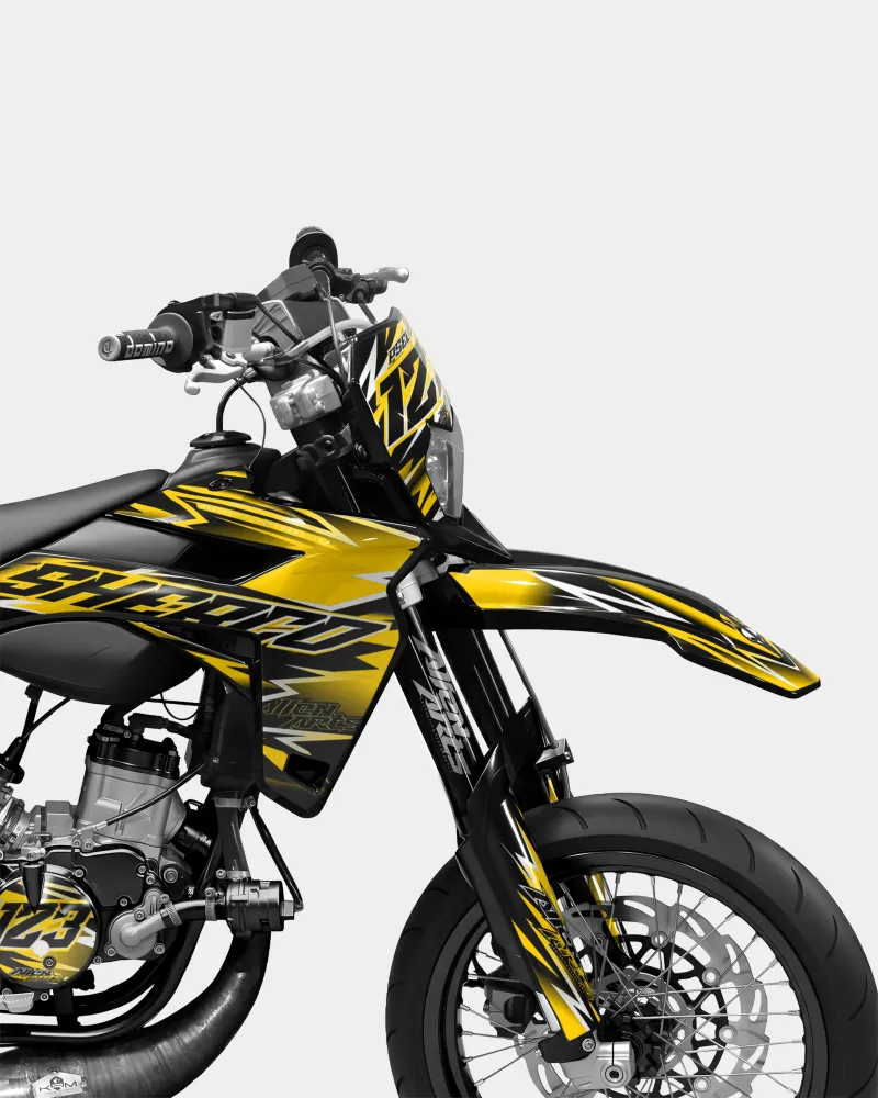 ECLAT - Decoratieset SHERCO 50cc - Donkergeel