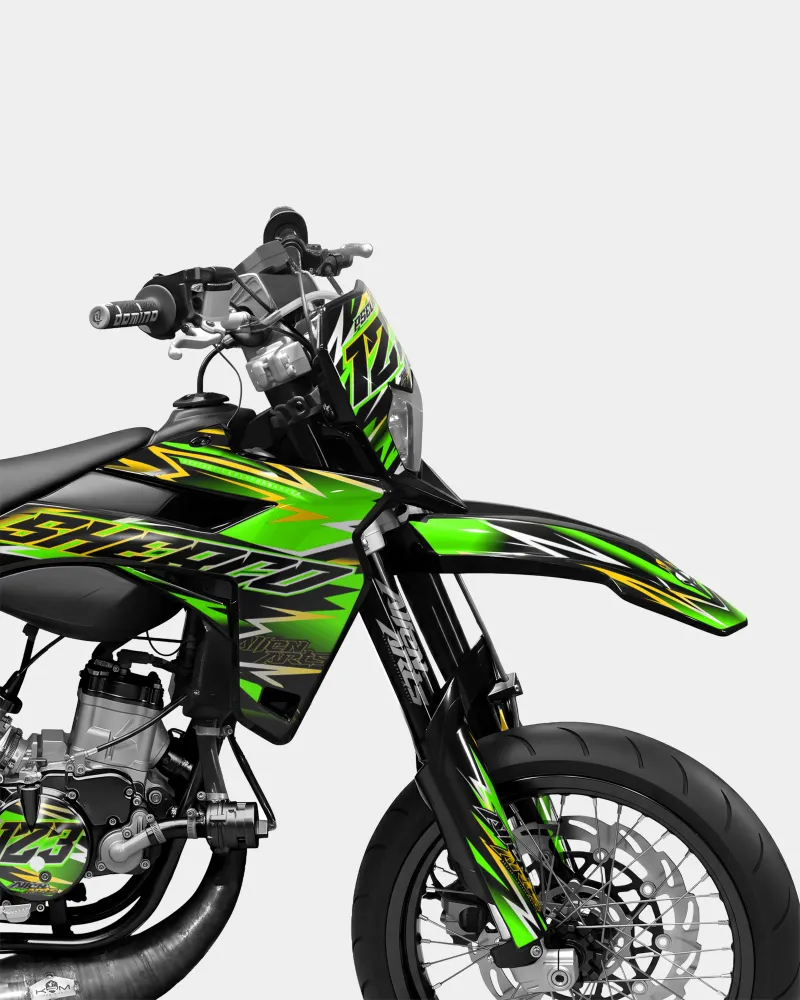 ECLAT - Decoratieset SHERCO 50cc - Groen