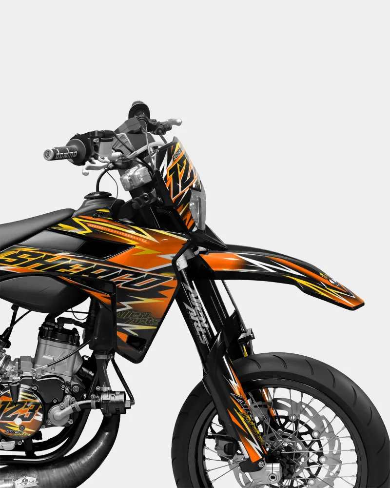 ECLAT - Decoratieset SHERCO 50cc - Oranje