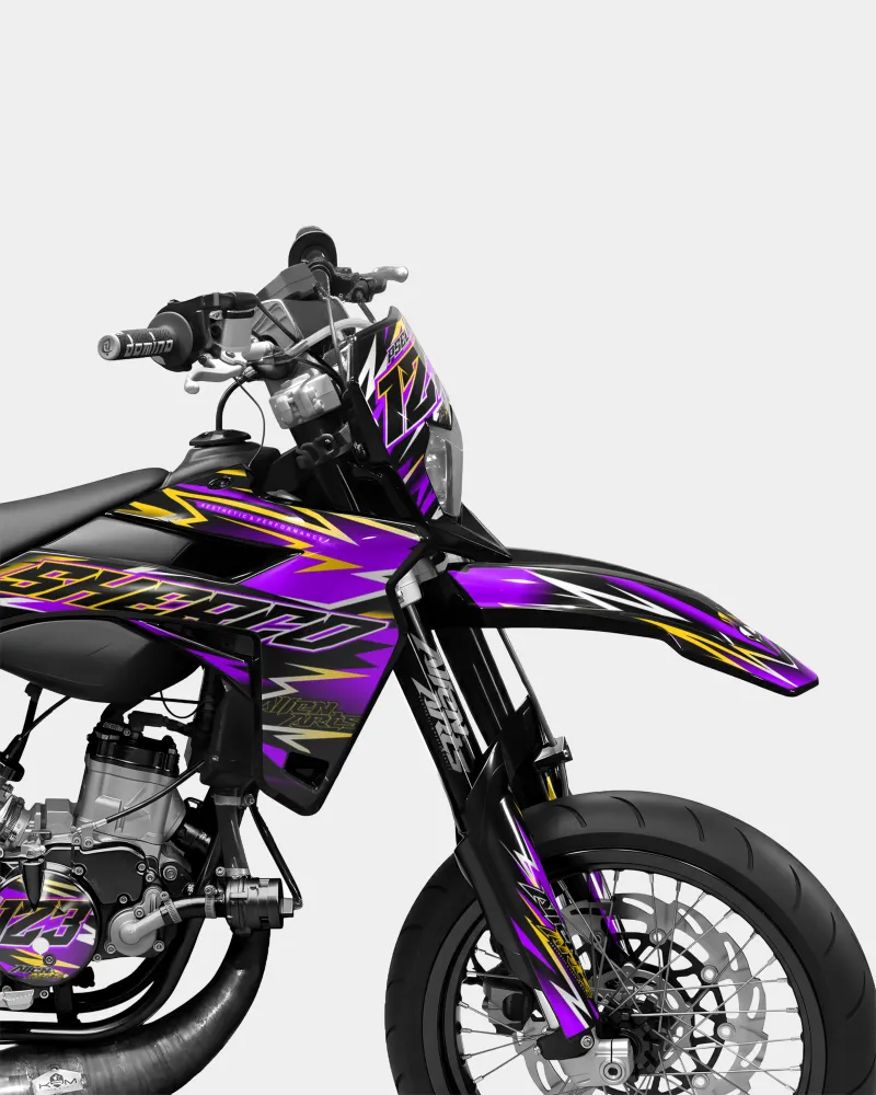 ECLAT - Decoratieset SHERCO 50cc - Paars