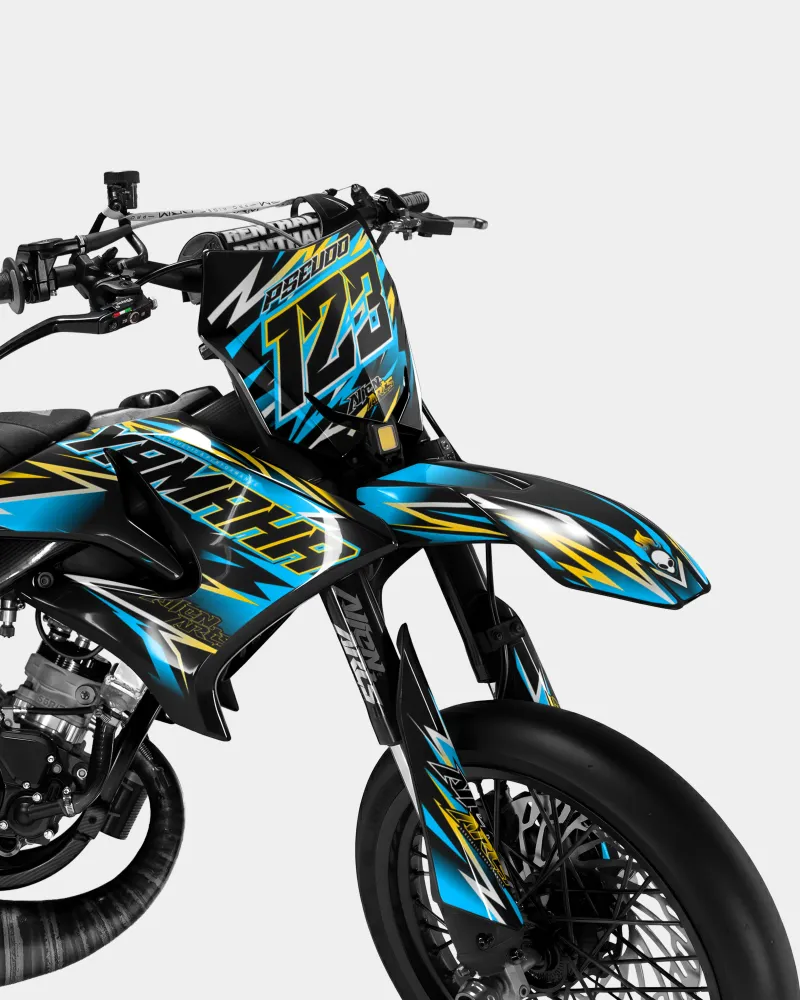 ECLAT - Decoratieset YAMAHA DT 50cc - Blauw