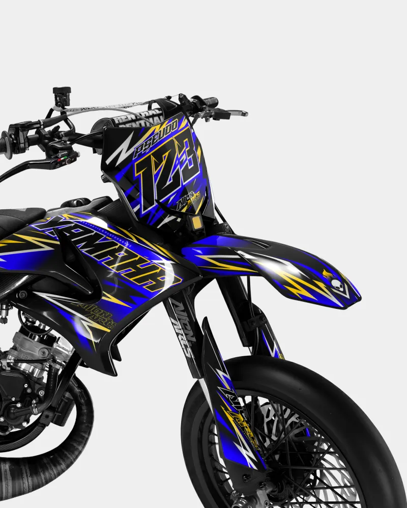 ECLAT - Decoratieset YAMAHA DT 50cc - Donkerblauw