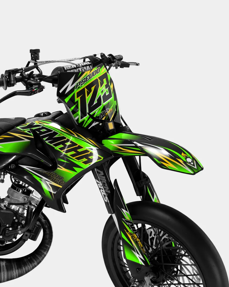 ECLAT - Decoratieset YAMAHA DT 50cc - Groen