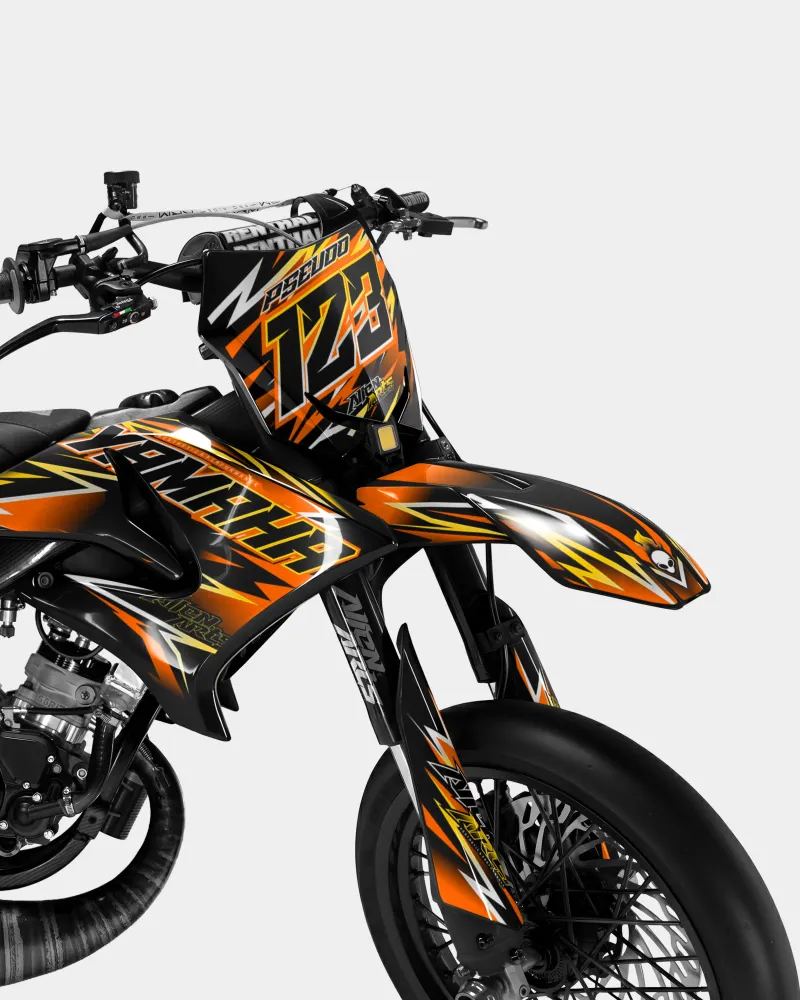 ECLAT - Decoratieset YAMAHA DT 50cc - Oranje