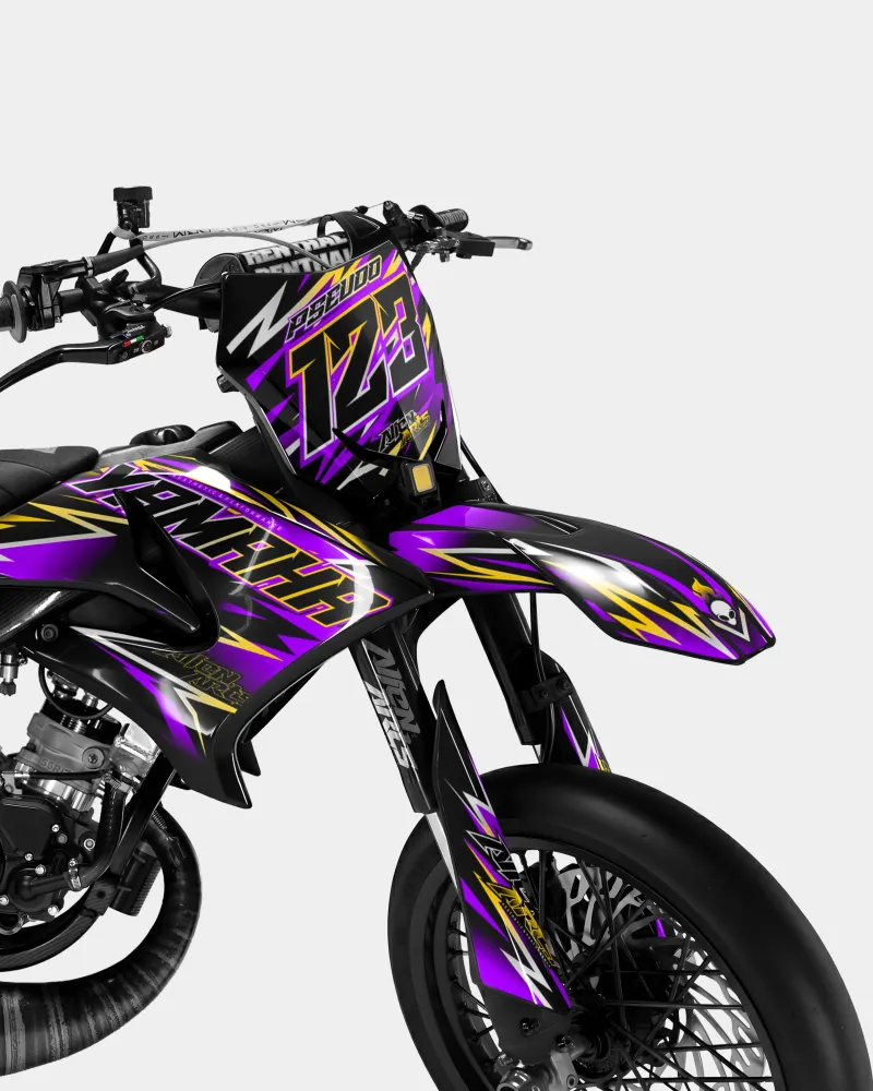 ECLAT - Decoratieset YAMAHA DT 50cc - Paars