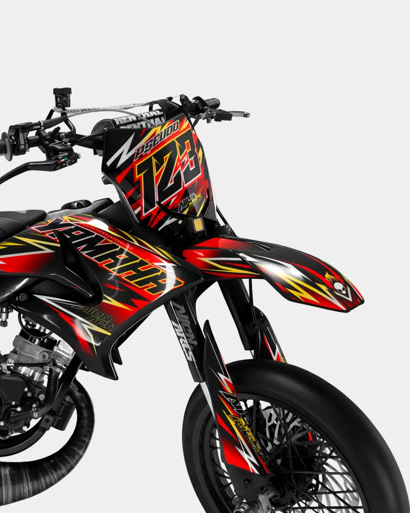 ECLAT - Decoratieset YAMAHA DT 50cc - Rood