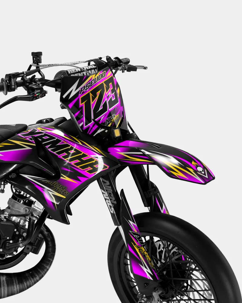 ECLAT - Decoratieset YAMAHA DT 50cc - Roze