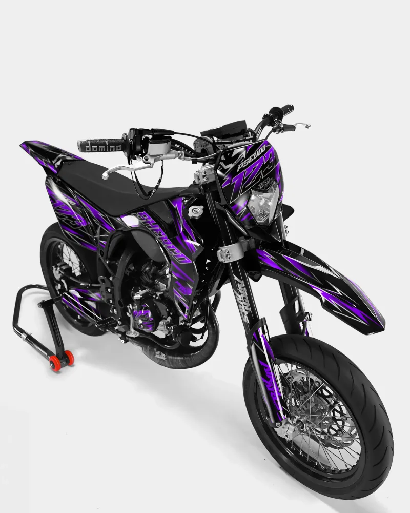 ELARA - Decoratieset SHERCO 50cc - Paars