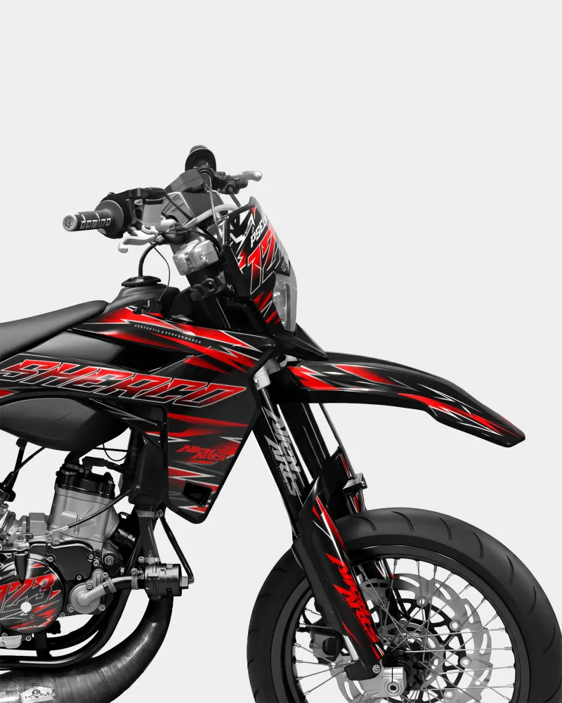 ELARA - Decoratieset SHERCO 50cc - Rood