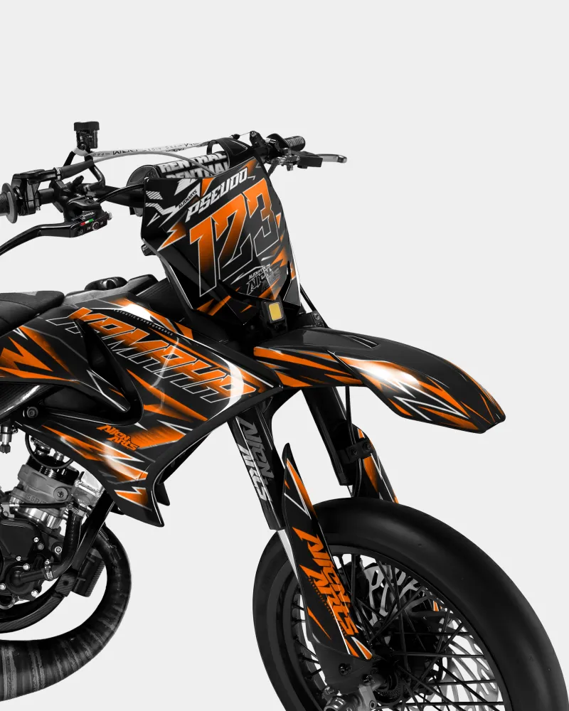 ELARA - Decoratieset YAMAHA DT 50cc - Oranje