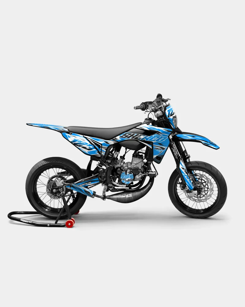 FABLE - Decoratieset SHERCO 50cc - Blauw