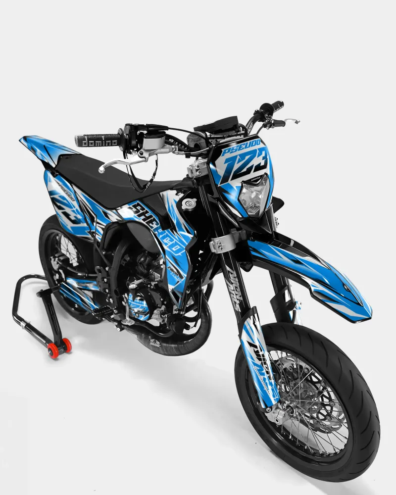 FABLE - Decoratieset SHERCO 50cc - Blauw