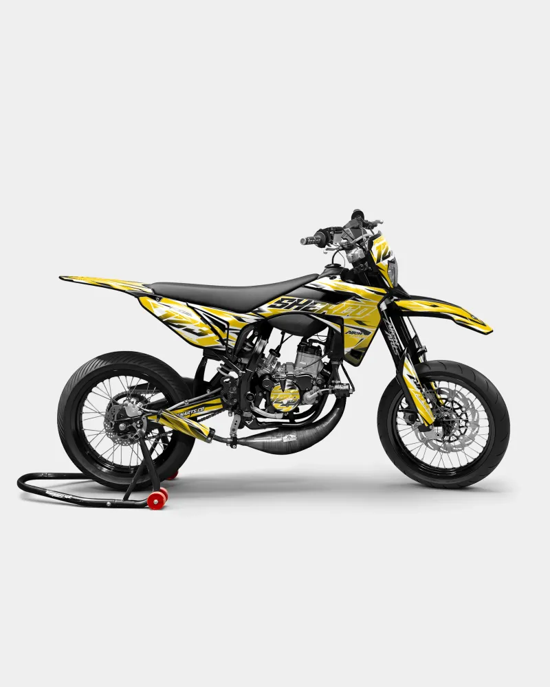 FABLE - Decoratieset SHERCO 50cc - Donkergeel