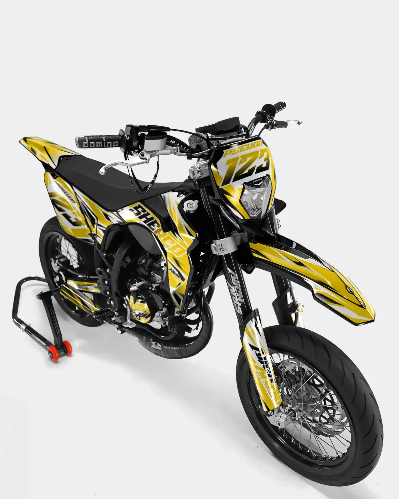 FABLE - Decoratieset SHERCO 50cc - Donkergeel