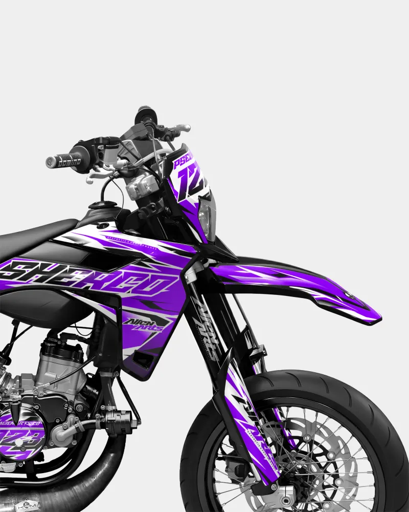 FABLE - Decoratieset SHERCO 50cc - Paars