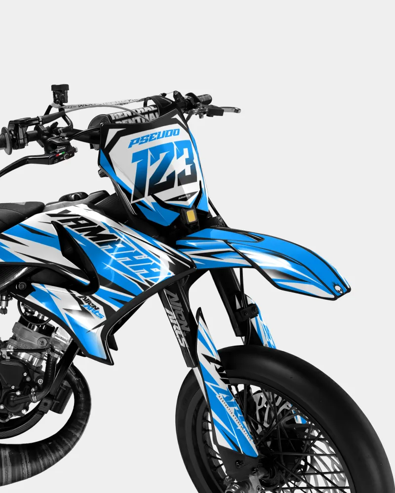 FABLE - Decoratieset YAMAHA DT 50cc - Blauw
