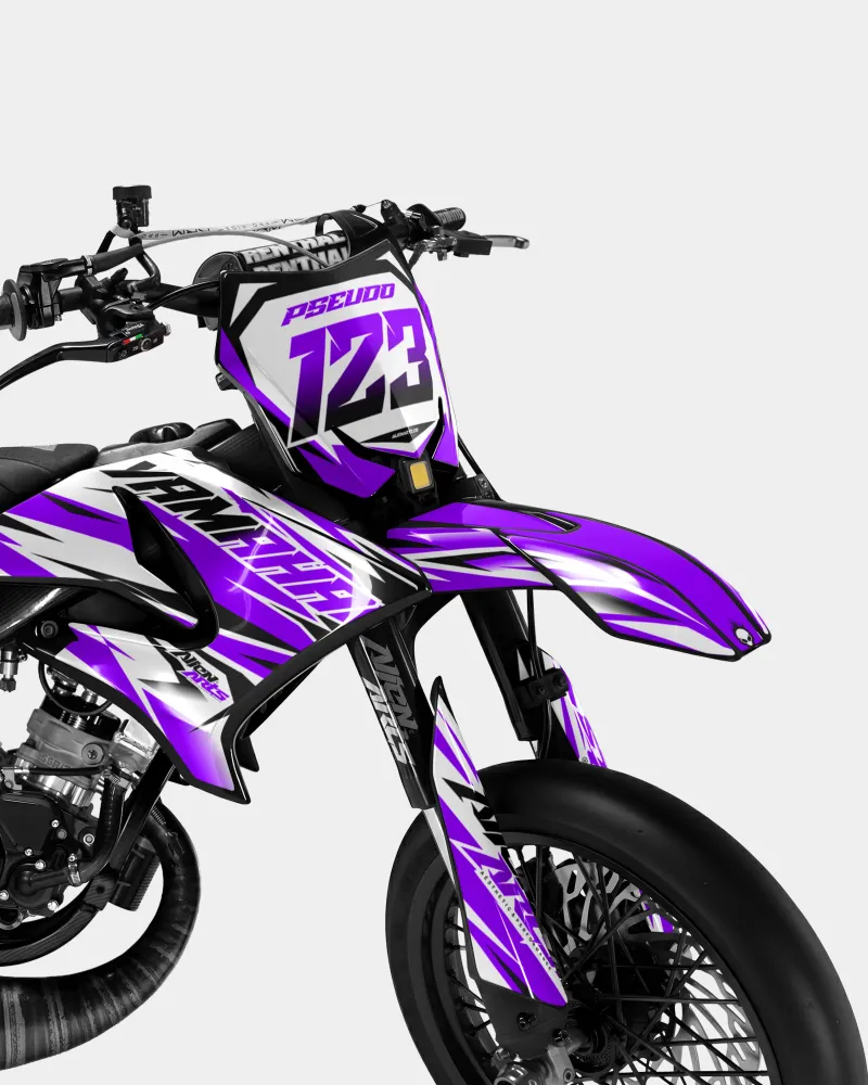 FABLE - Decoratieset YAMAHA DT 50cc - Paars