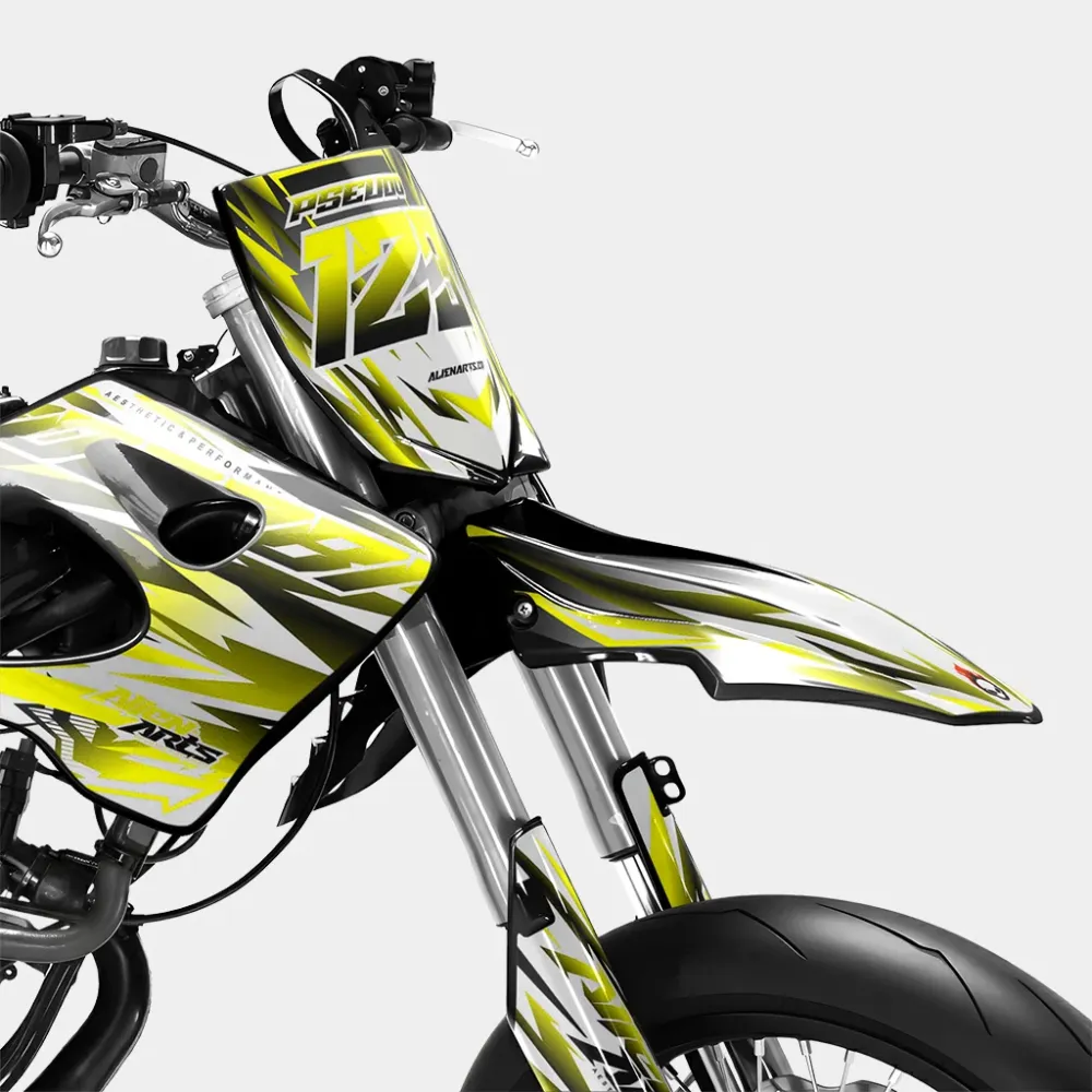 FIKA - Decoratieset DERBI 50cc - Geel