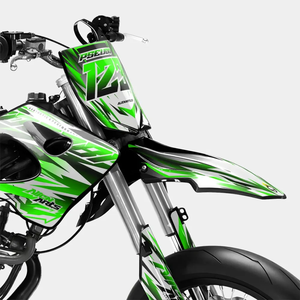 FIKA - Decoratieset DERBI 50cc - Groen