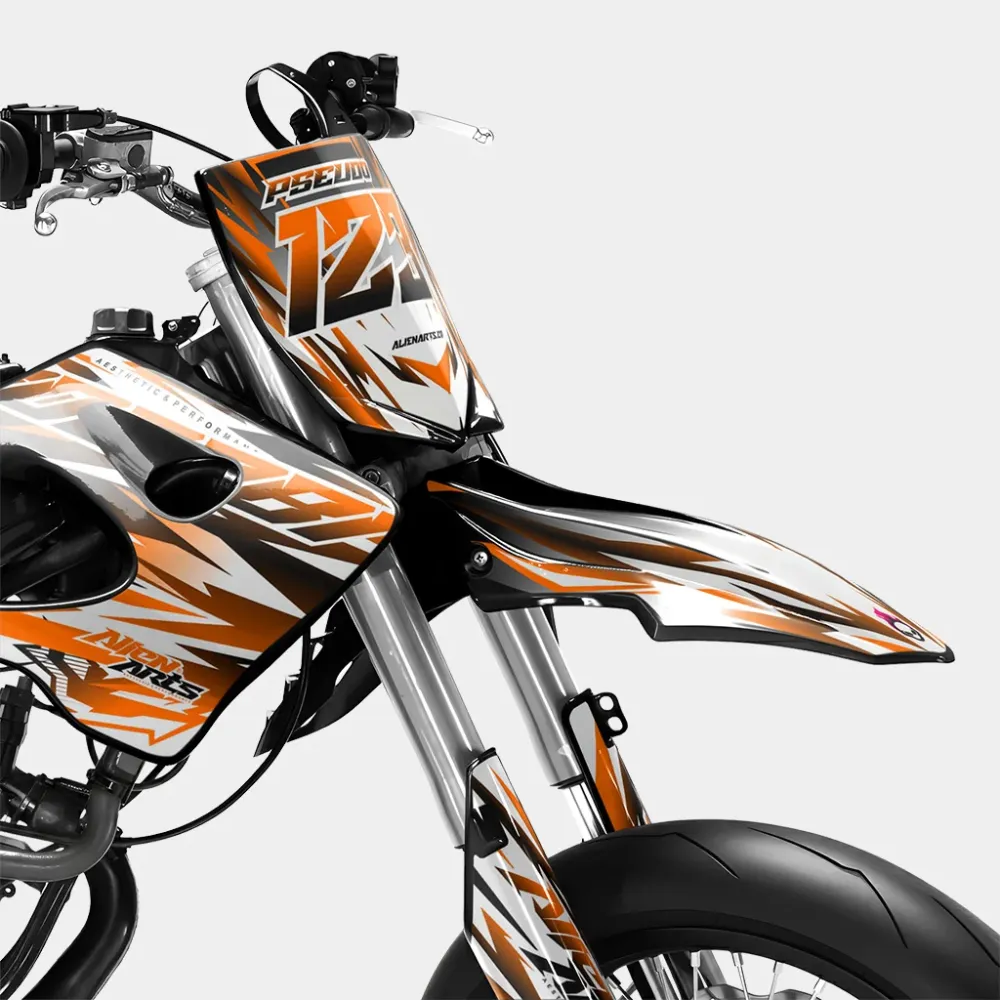 FIKA - Decoratieset DERBI 50cc - Oranje