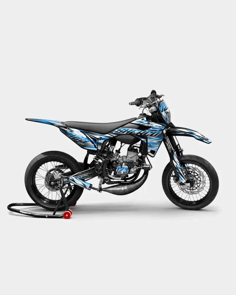FIKA - Decoratieset SHERCO 50cc - Blauw