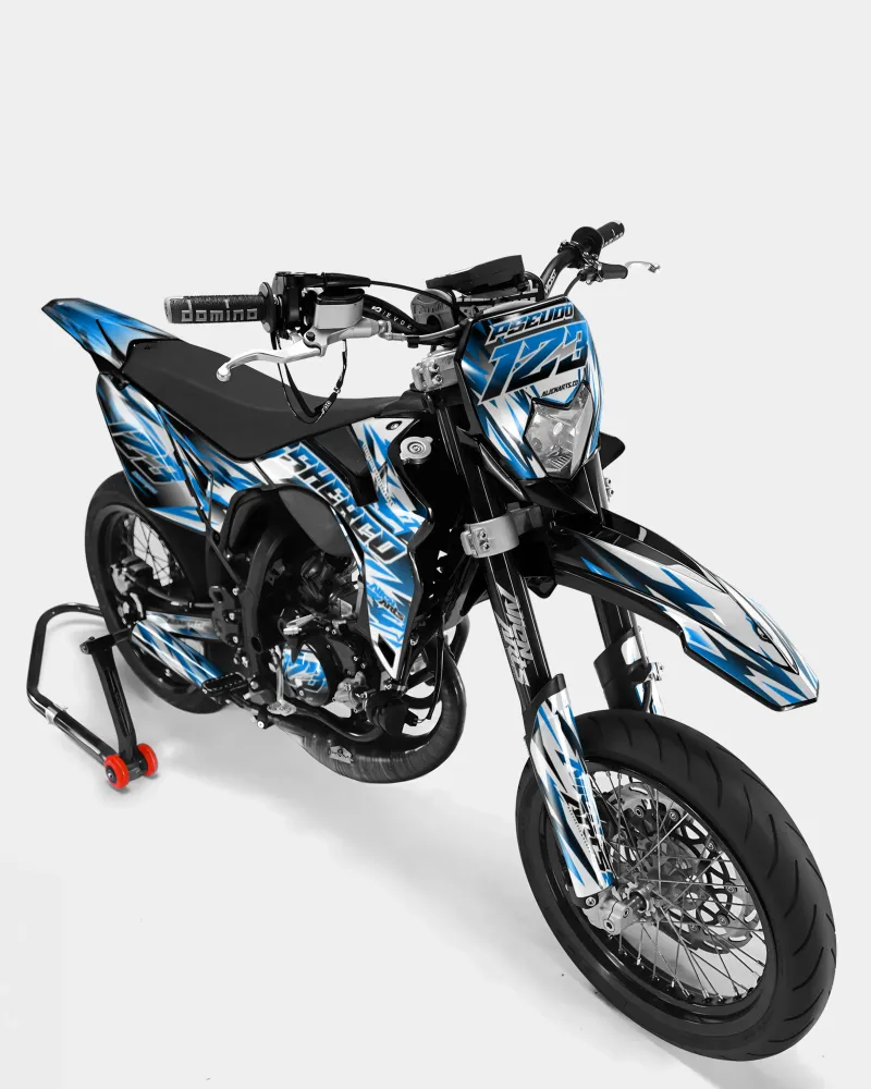 FIKA - Decoratieset SHERCO 50cc - Blauw