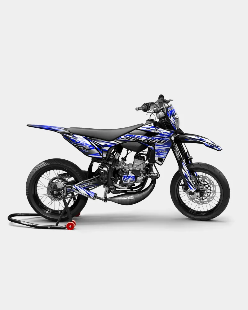 FIKA - Decoratieset SHERCO 50cc - Donkerblauw
