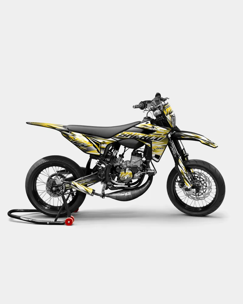 FIKA - Decoratieset SHERCO 50cc - Donkergeel