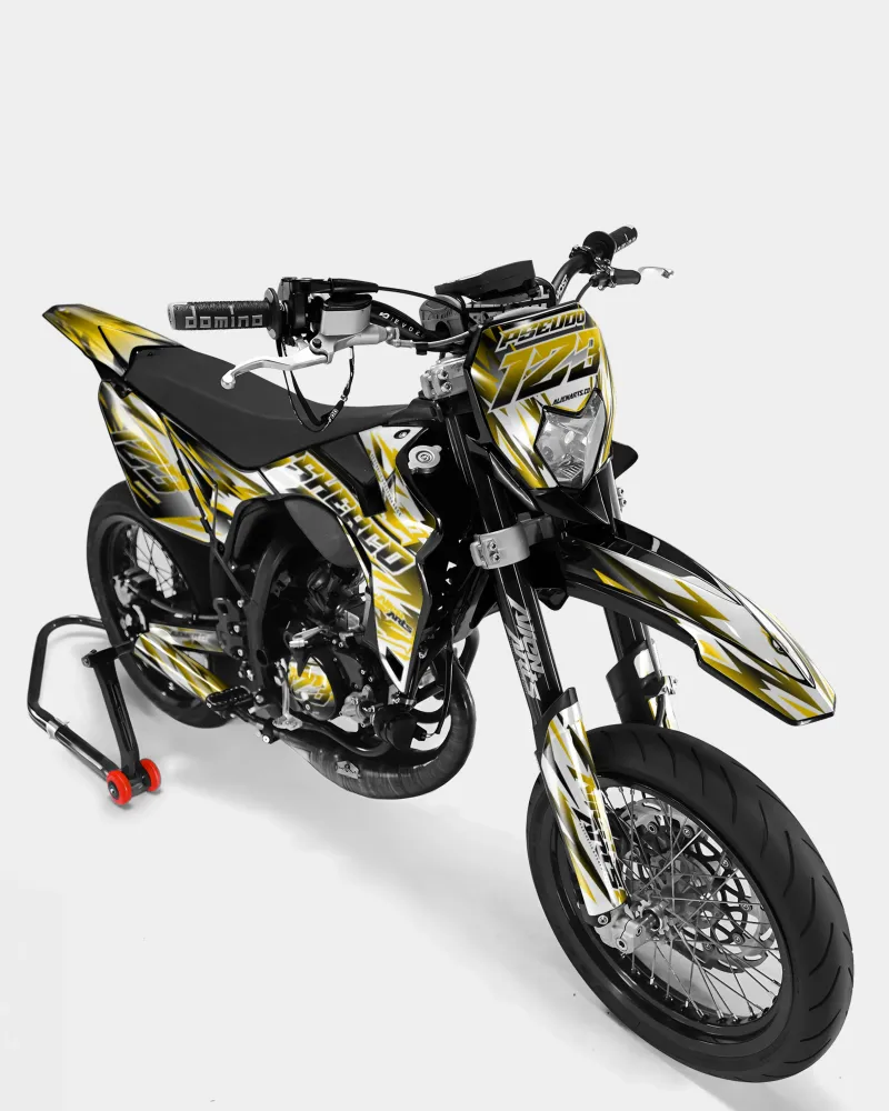 FIKA - Decoratieset SHERCO 50cc - Donkergeel