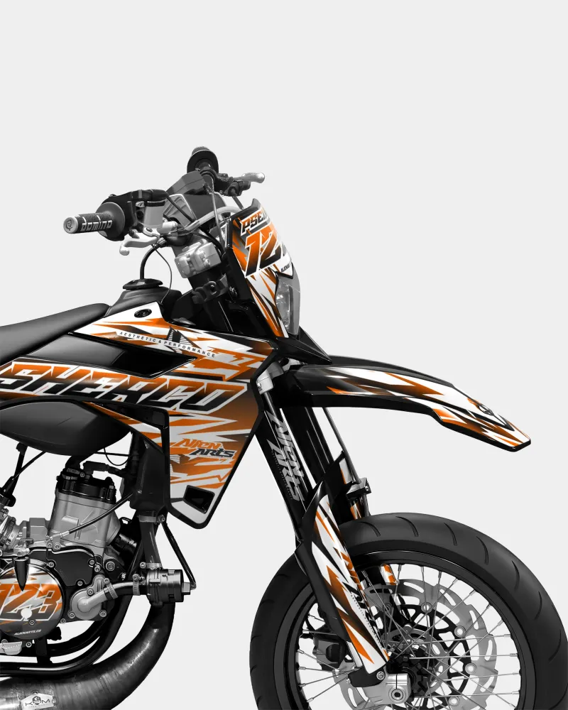 FIKA - Decoratieset SHERCO 50cc - Oranje