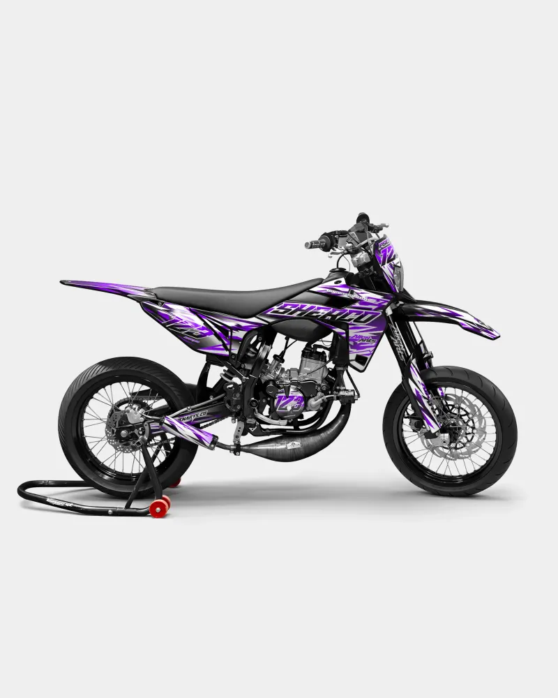 FIKA - Decoratieset SHERCO 50cc - Paars