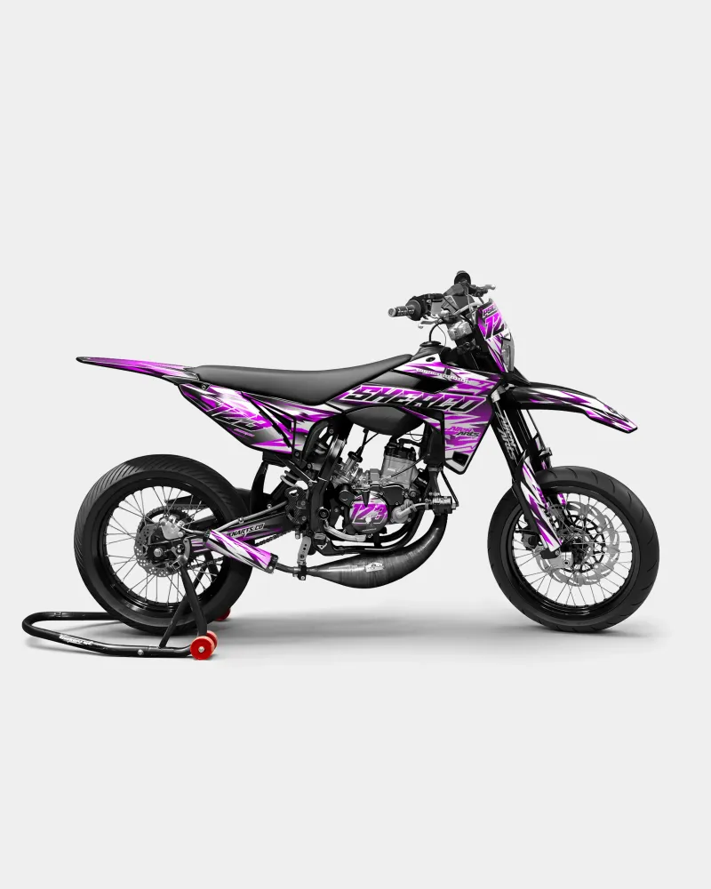 FIKA - Decoratieset SHERCO 50cc - Roze