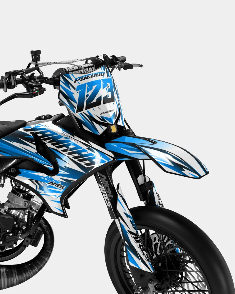 FIKA - Decoratieset YAMAHA DT 50cc - Blauw