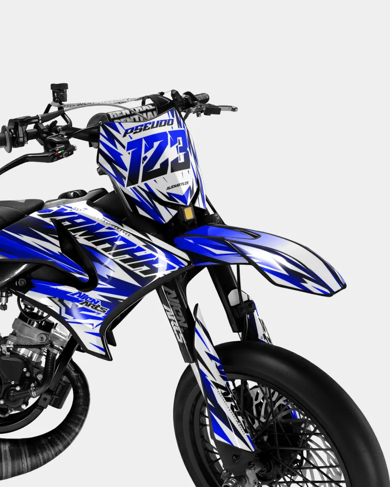 FIKA - Decoratieset YAMAHA DT 50cc - Donkerblauw