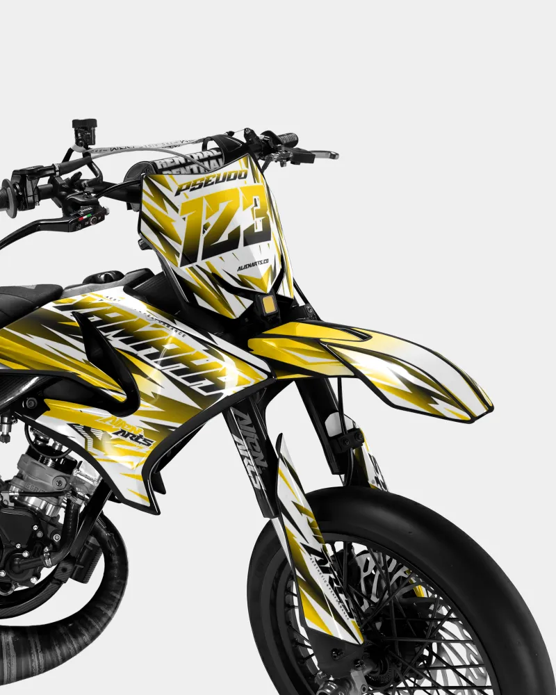 FIKA - Decoratieset YAMAHA DT 50cc - Donkergeel
