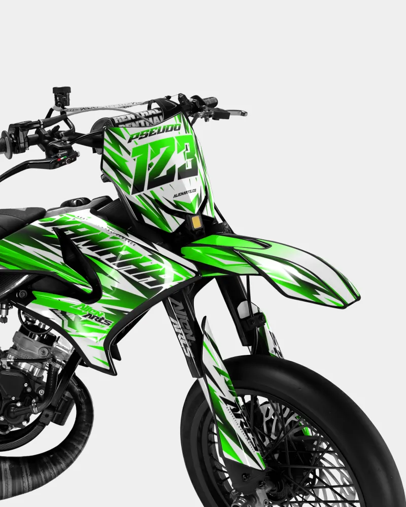 FIKA - Decoratieset YAMAHA DT 50cc - Groen