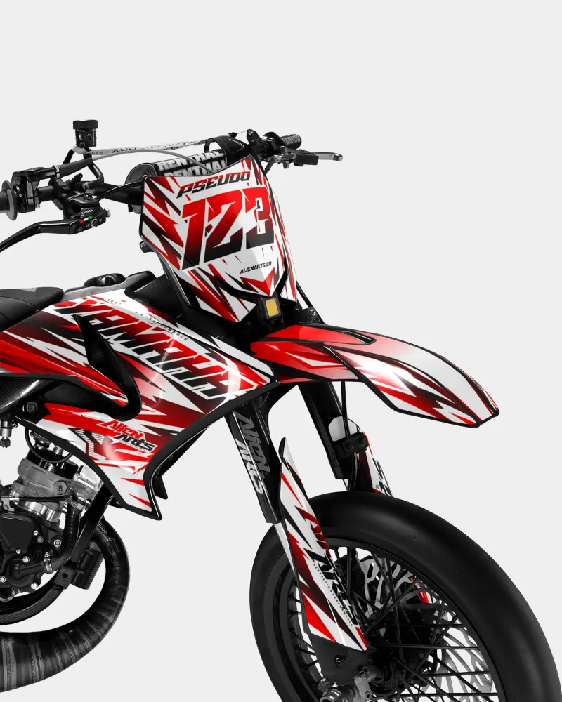 FIKA - Decoratieset YAMAHA DT 50cc - Rood
