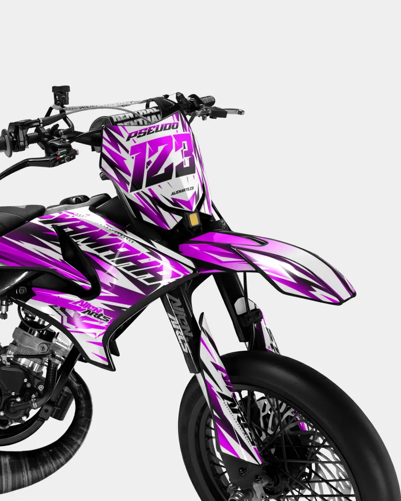 FIKA - Decoratieset YAMAHA DT 50cc - Roze
