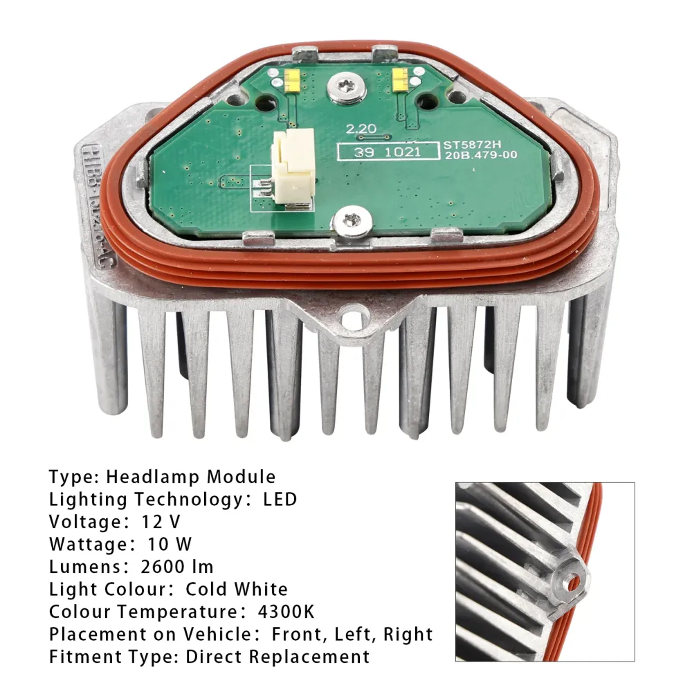 Ford Fiesta, Focus, Transit Custom Van LED-dagrijverlichting DRL-regelmodule Ballast H1BB13D278AC