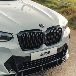 BMW iX3, X3 LCI G01 & X4 LCI G02 Glanzend Zwarte Competition Voorste Splitter door FORM (2021-2024) FORM Industries