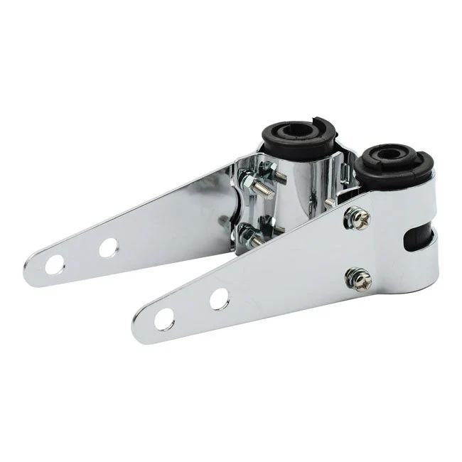 Full Basic Koplamp Voorvorkbeugels Chroom 30-38mm